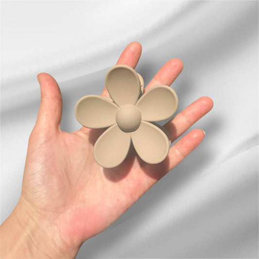9-Piece Matte Neutral Hair Claw Clip Set